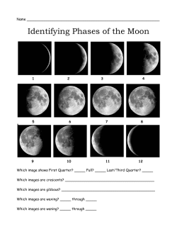 Identifying Phases of the Moon