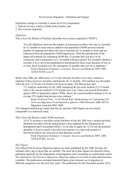 Net Overseas Migration - Definition and Figures Population change