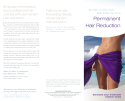 Permanent Hair Reduction