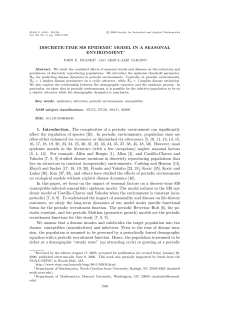 DISCRETE-TIME SIS EPIDEMIC MODEL IN A SEASONAL