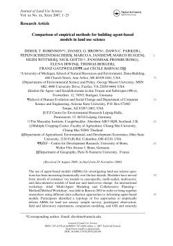Comparison of empirical methods for building agent