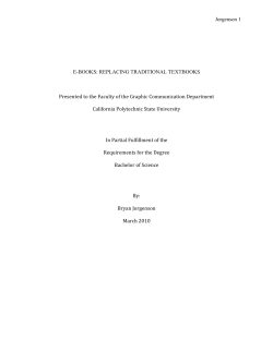 E-books: Replacing Traditional Textbooks