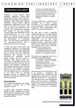 Tasmanian Parliament - Parliament of Tasmania