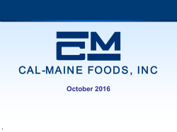 Cal-Maine Foods, Inc