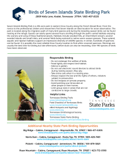 Birds of Seven Islands State Birding Park