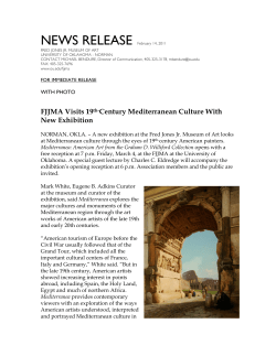 FJJMA Visits 19th-Century Mediterranean Culture With New Exhibition