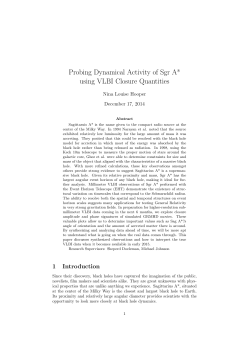 Probing Dynamical Activity of Sgr A* using VLBI Closure