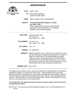 May 4, 2017 - West Whiteland Township