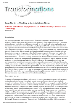 The Uncanny Limits of Scan Technology