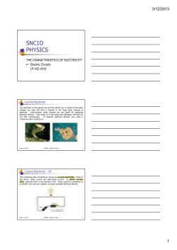 Electric Circuits - Meant4Teachers.com
