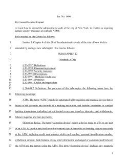 to view nac testimony - National ATM Council