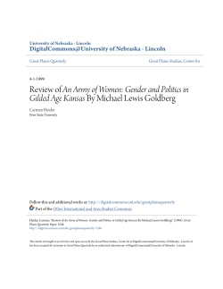 Review of An Army of Women: Gender and Politics in Gilded Age