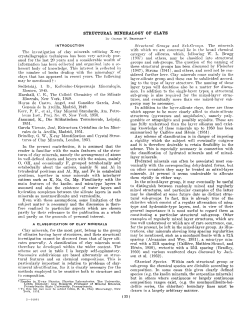 structural mineralogy of clays
