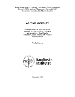 AS TIME GOES BY - KI Open Archive