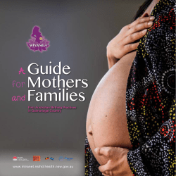 Guide Mothers Families - Northern Sydney Local Health District