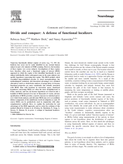 Divide and conquer: A defense of functional localizers