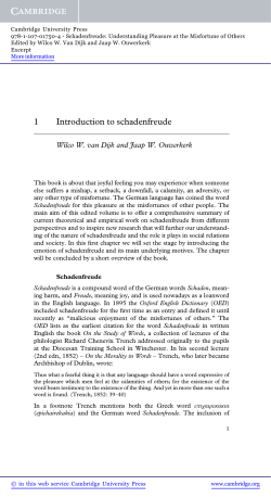 1 Introduction to schadenfreude - Assets
