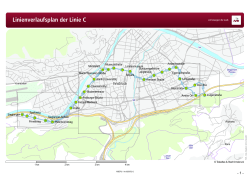 Linienverlaufsplan der Linie C