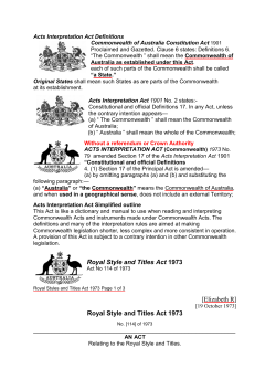 Royal Style and Titles Act 1973