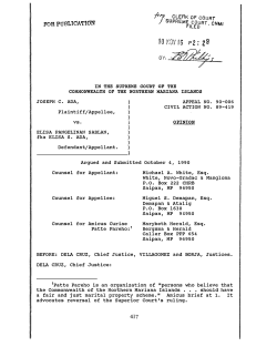 1 NMI 415 (Ada v. Sablan)