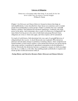 Universe of Obligation - Facing History and Ourselves