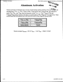 Aluminum Activation
