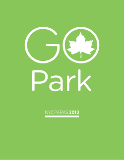 NYC PARKS 2013