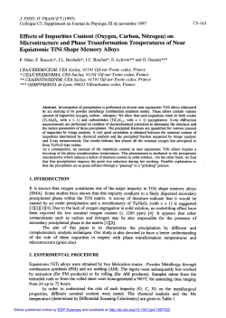Effects of Impurities Content (Oxygen, Carbon, Nitrogen) on