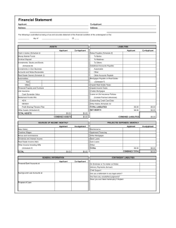 Financial Statement