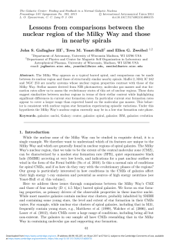 Lessons from comparisons between the nuclear region of the Milky