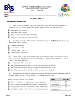 Homework sheet 13.5 ____1.