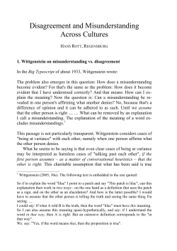 Disagreement and Misunderstanding Across Cultures