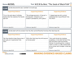 Making EBC Models (2) &ndash; Du Bois