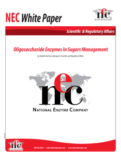 NEC White Paper - National Enzyme Company