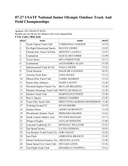 07-27 USATF National Junior Olympic Outdoor Track