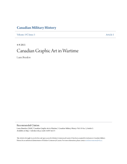Canadian Graphic Art in Wartime