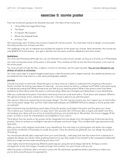 exercise 5: movie poster