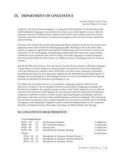 Section 10.9 - Linguistics