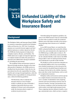 3.14: Unfunded Liability of the Workplace Safety and Insurance Board