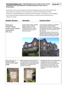 The Penwortham List - South Ribble Borough Council