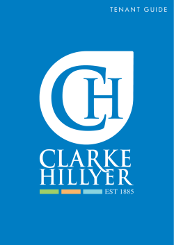 Tenant Guide - Clarke Hillyer
