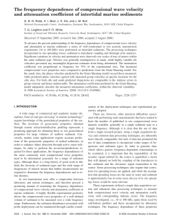 The frequency dependence of compressional wave velocity and