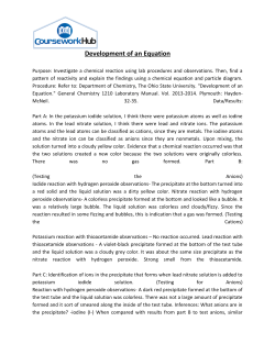 Development of an Equation