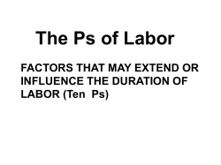 The Ps of Labor