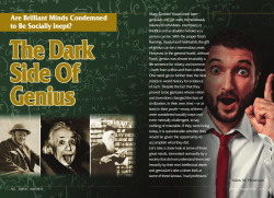 Are Brilliant Minds Condemned to Be Socially Inept?