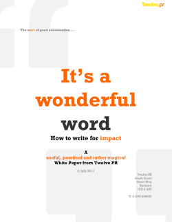 How to write for impact