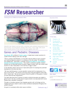 December 2013 - Feinberg School of Medicine