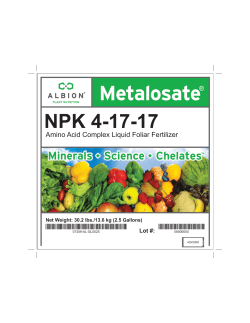 NPK 4-17-17