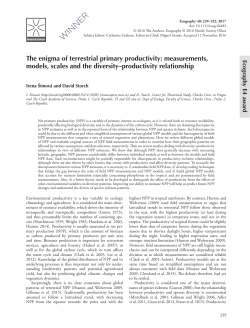 The enigma of terrestrial primary productivity: measurements