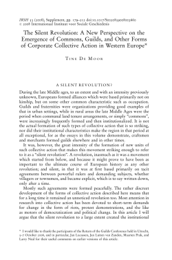 The Silent Revolution: A New Perspective on the Emergence of